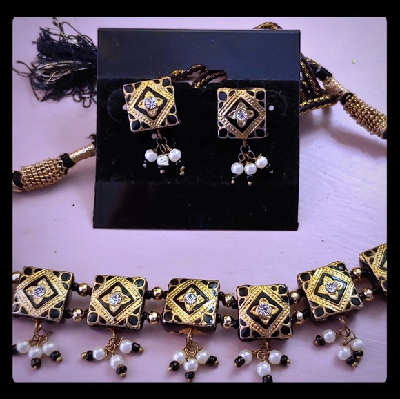 Lakh Boho Handcrafted Coker Necklace Set - Picture 1 of 1